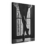 Cuadros La elegancia del ballet a la luz de la ventana