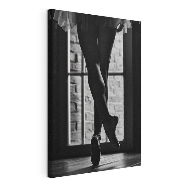 La elegancia del ballet a la luz de la ventana Cuadros La elegancia del ballet a la luz de la ventana