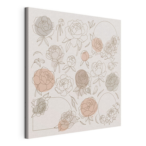Cuadros Dibujo de una flor