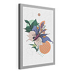 Cuadros Diseño floral con formas abstractas