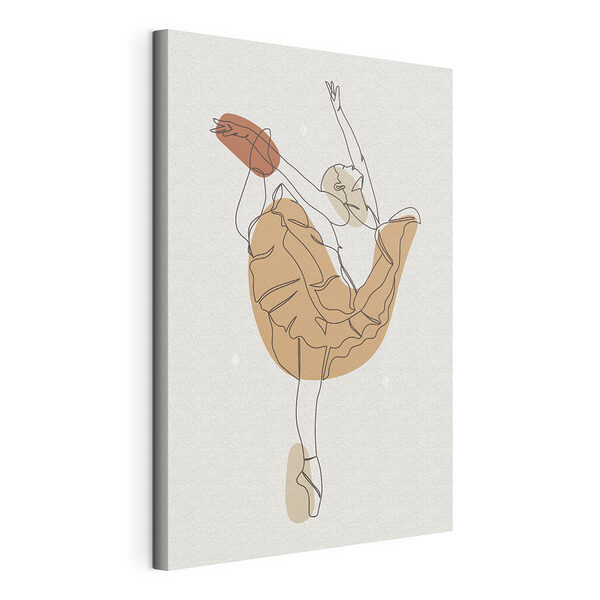 Dibujo de una mujer bailando Cuadros Dibujo de una mujer bailando