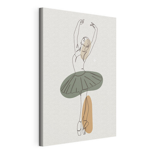 Cuadros Dibujo de una bailarina