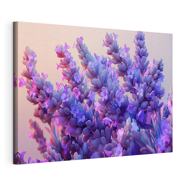 Capullos de lavanda de un púrpura intenso en plena floración Cuadros Capullos de lavanda de un púrpura intenso en plena floración