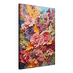 Cuadros Un vibrante tapiz floral en tonos pastel