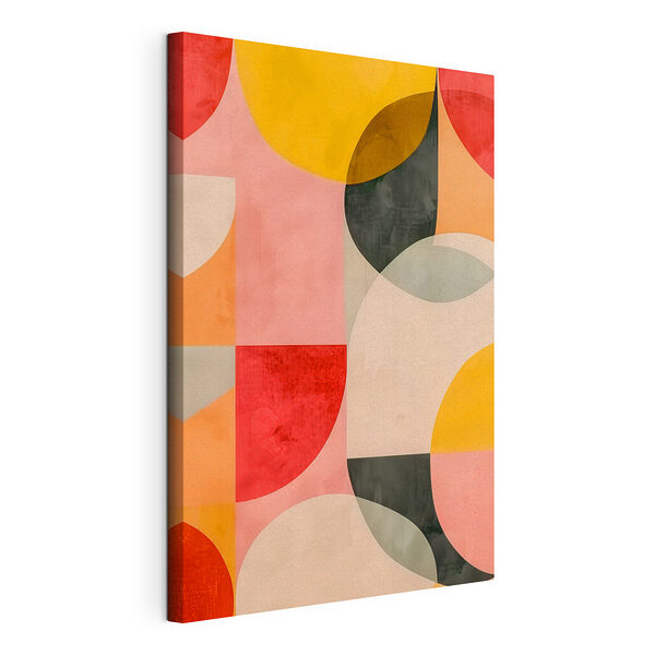 Cuadros Formas geométricas abstractas en colores vivos