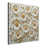 Cuadros Flor blanca y amarilla