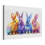 Cuadros Grupo de conejitos de colores