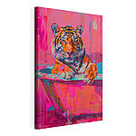 Cuadros Un tigre en una bañera