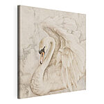 Cuadros Elegante cisne con las alas levantadas