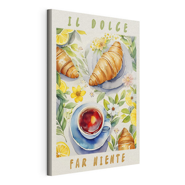 Acuarela de un croissant Cuadros Acuarela de un croissant