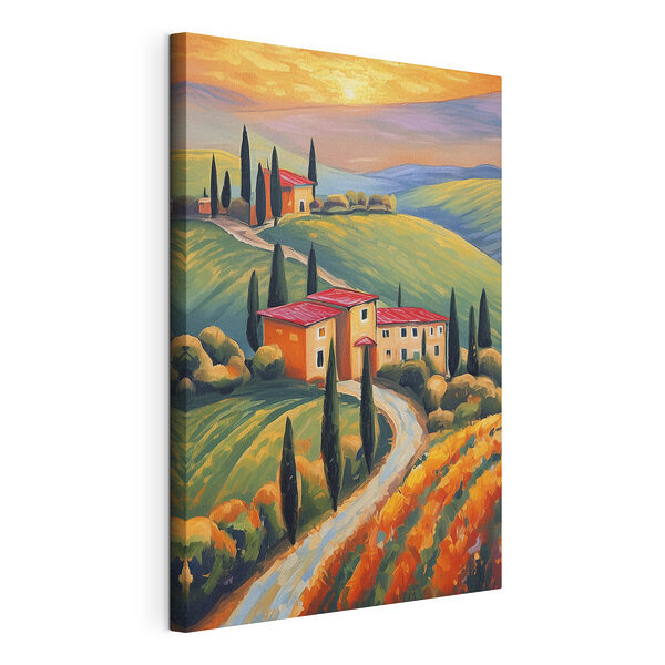 Pintura de una casa Cuadros Pintura de una casa