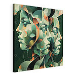 Cuadros Capas de emoción y arte