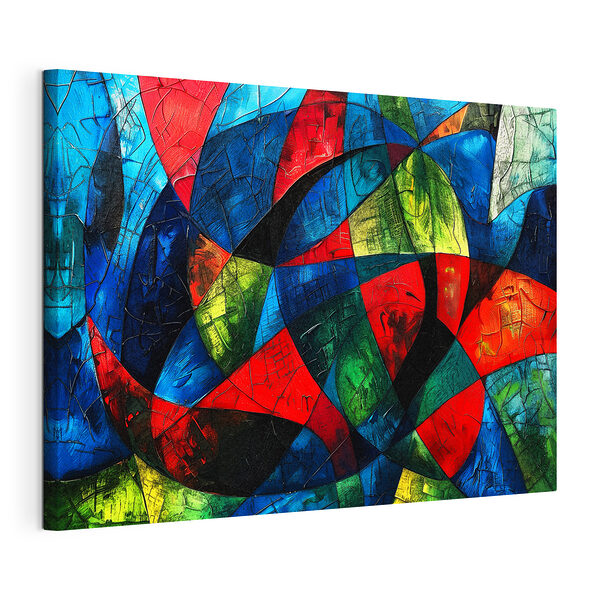 Cuadros Vidrieras de colores con muchos tonos diferentes