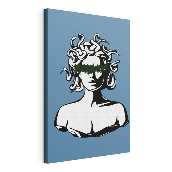 Dibujo de la cabeza de una medusa Cuadros Dibujo de la cabeza de una medusa