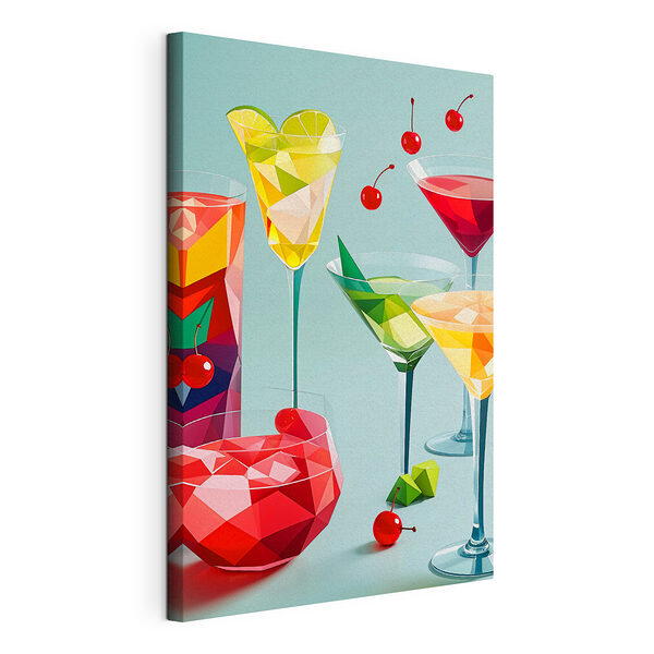 Cuadros Conjunto de bebidas de colores