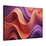 Cuadros Las olas de colores crean una armonía abstracta