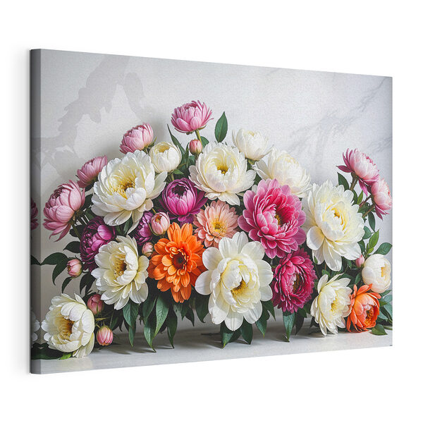 Un ramo de flores de colores muy llamativo Cuadros Un ramo de flores de colores muy llamativo
