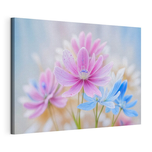Flores de colores en un efecto de desenfoque suave Cuadros Flores de colores en un efecto de desenfoque suave