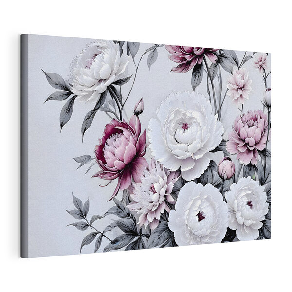 Elegantes flores en suaves tonos pastel Cuadros Elegantes flores en suaves tonos pastel
