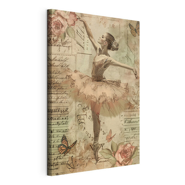Cuadros Un ballet elegante de estilo vintage (SKU: s39074) Cuadros Cuadros Un ballet elegante de estilo vintage (SKU: s39074)