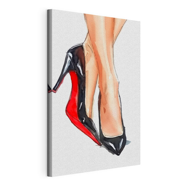 Unos elegantes zapatos de tacón que no pasan desapercibidos Cuadros Unos elegantes zapatos de tacón que no pasan desapercibidos