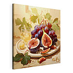 Cuadros Plato de higos y uvas