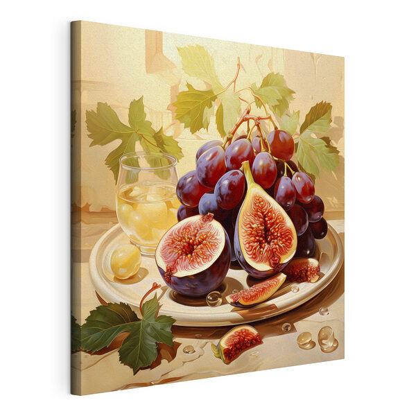Plato de higos y uvas Cuadros Plato de higos y uvas