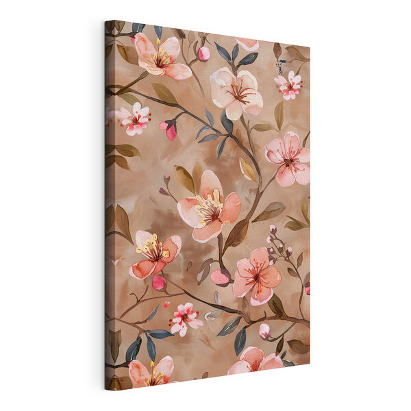 Cuadros Delikado estampado floral con flores