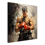 Cuadros Hombre con guantes de boxeo