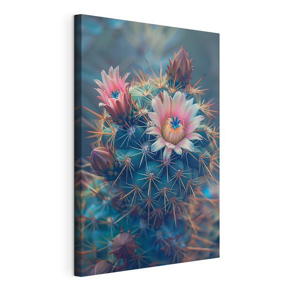 Cactus con flores rosas Cuadros Cactus con flores rosas