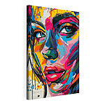 Cuadros Rostro colorido de una mujer