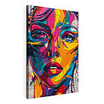 Cuadros Rostro colorido de una mujer