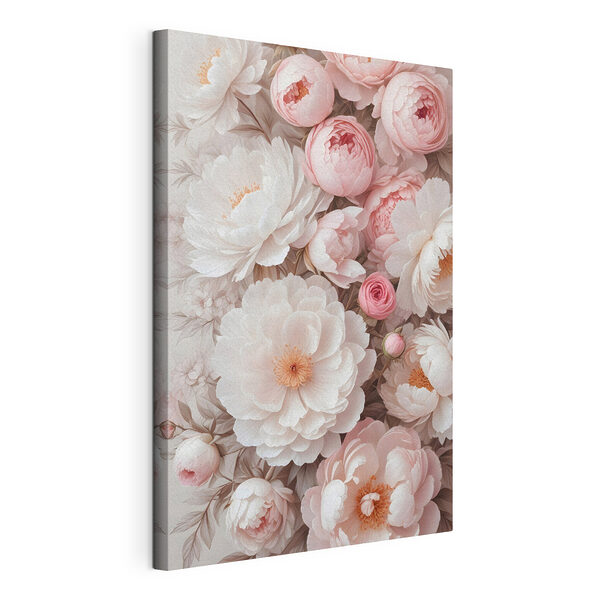Cuadros Ramo de flores blancas y rosas