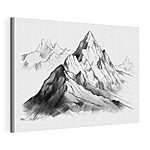 Cuadros Dibujo de una montaña