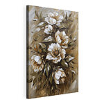 Cuadros Pintura de flores y hojas