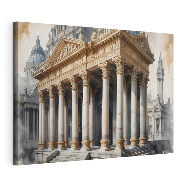 Cuadros Edificio con columnas y una cúpula
