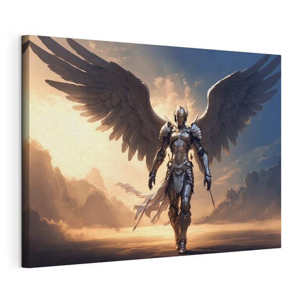 Cuadros Cuadros Persona con armadura y alas (SKU: s39595)