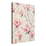 Cuadros Papel pintado con flores rosas
