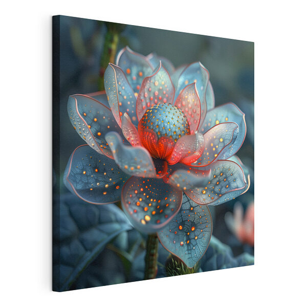 Una flor radiante en tonos místicos Cuadros Una flor radiante en tonos místicos