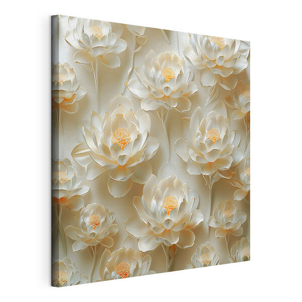 Cuadros Fondo de pantalla con flores blancas