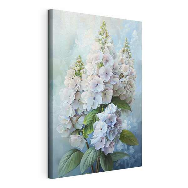 Elegantes hortensias bajo una luz suave Cuadros Elegantes hortensias bajo una luz suave