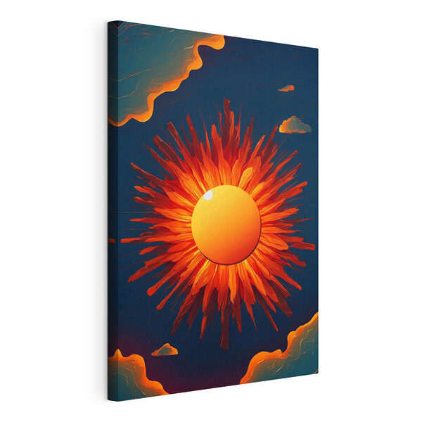 El sol brilla en el cielo Cuadros El sol brilla en el cielo