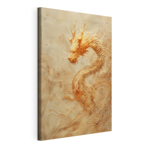 Cuadros Un majestuoso dragón se desliza en espirales a través de la niebla (SKU: s39998) Cuadros Cuadros Un majestuoso dragón se desliza en espirales a través de la niebla (SKU: s39998)