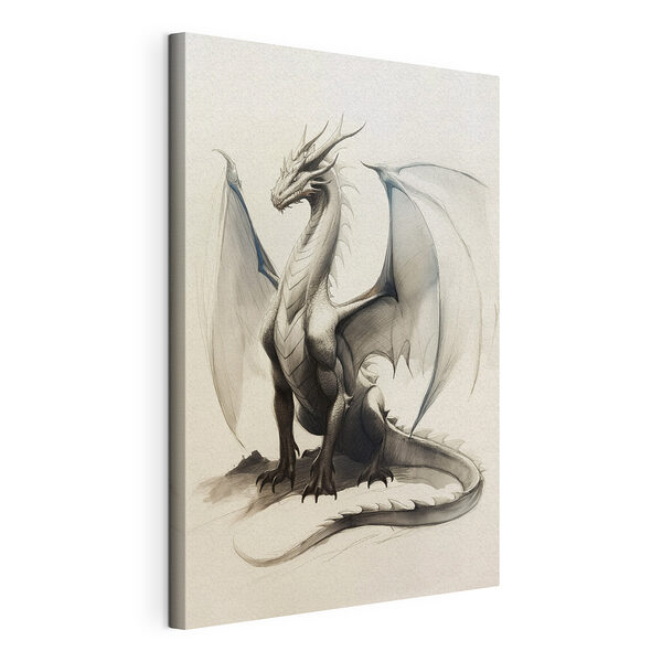 Cuadros Dibujo de un dragón