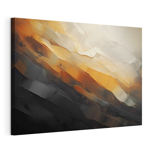 Capas de atardecer en estilo abstracto Cuadros Capas de atardecer en estilo abstracto
