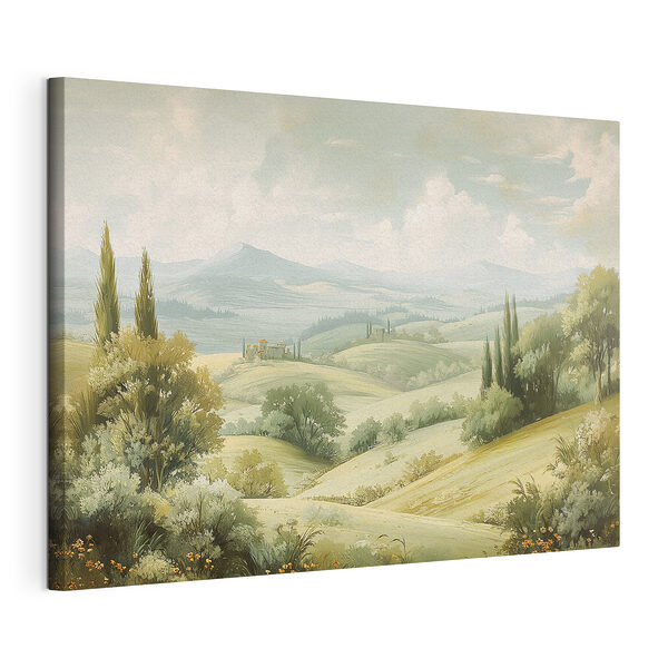 Paisaje con colinas y árboles Cuadros Paisaje con colinas y árboles