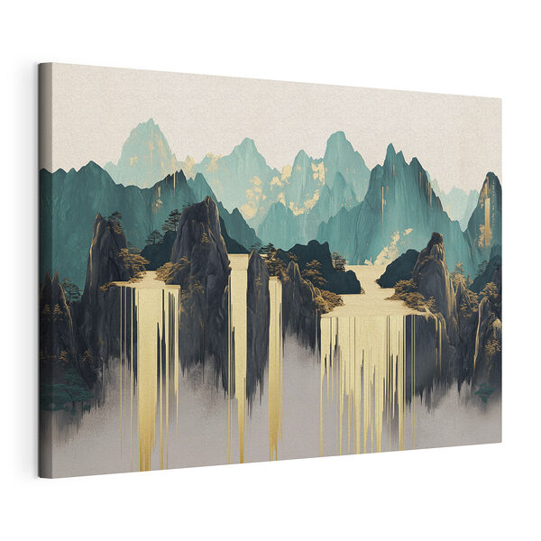 Pintura de montañas y agua Cuadros Pintura de montañas y agua