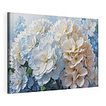 Cuadros Ramo de flores blancas y azules
