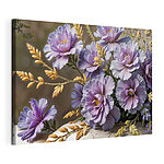 Cuadros Florecen delicadas flores en tonos suaves