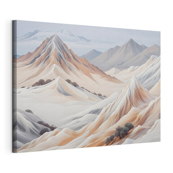 Paisaje desértico con montañas y árboles Cuadros Paisaje desértico con montañas y árboles